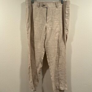 Bar III SLIM FIT Linen Pants 34W x 30L